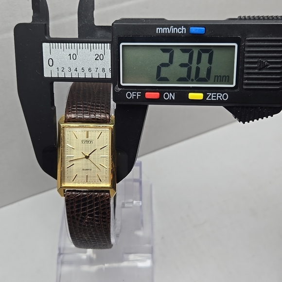 Vintage Fortron Quartz Swiss Made 10k Gold Plated Watch Leather New Battery - Picture 4 of 11